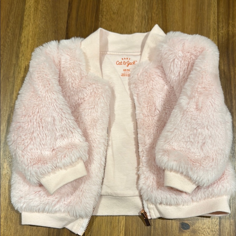 Cat & Jack Soft Pink Baby Jacket: 6-9 months